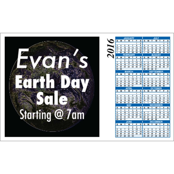 5.625" x 3.5": calendar magnetic with square corners and digitally printed... from ASI 89910 Stouse, LLC