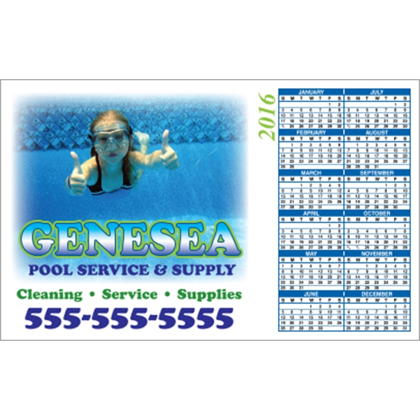 5.625" x 3.5": calendar magnetic with square corners and digitally printed... from ASI 89910 Stouse, LLC