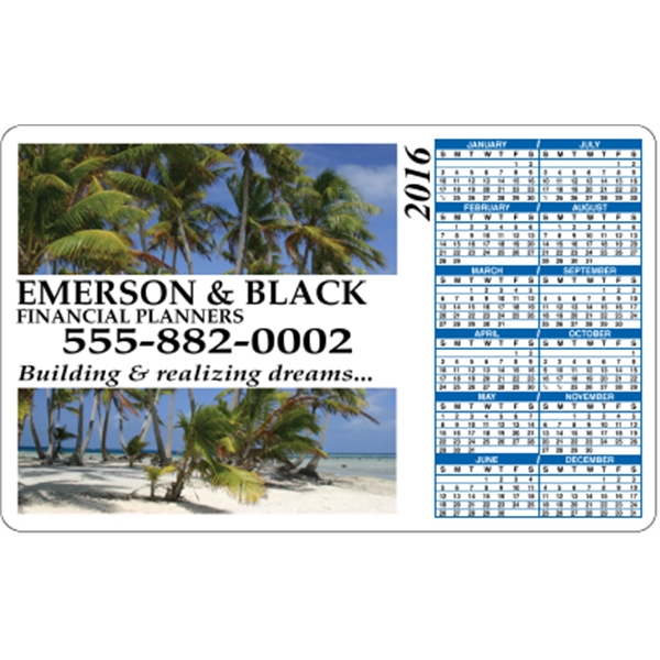 5.625" x 3.5": calendar magnetic with round corners and digitally printed... from ASI 89910 Stouse, LLC