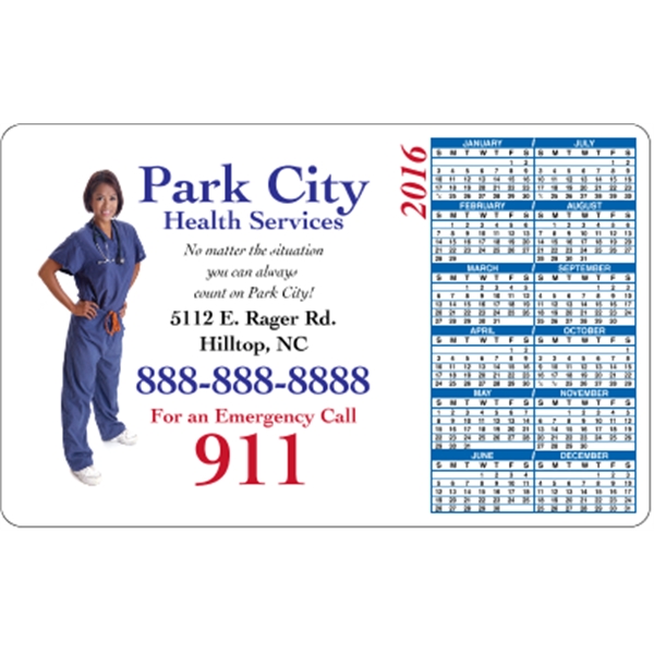 5.625" x 3.5": calendar magnetic with round corners and digitally printed... from ASI 89910 Stouse, LLC