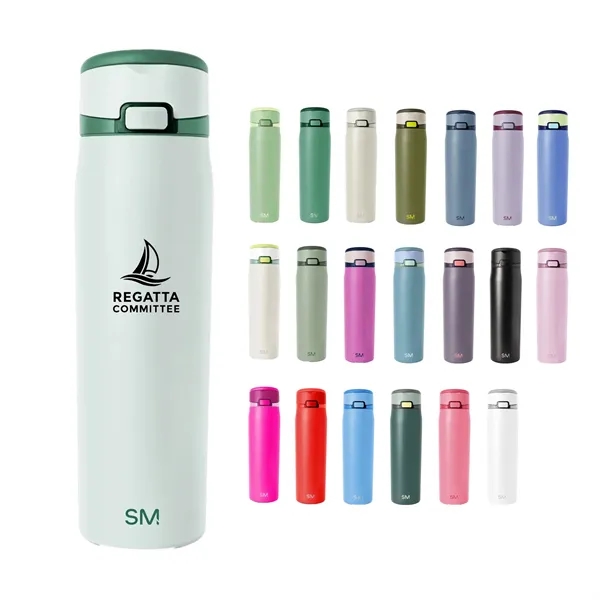 24oz covered-straw bottle with airflow-enhanced sipping-built for standout custom branding.... from ASI 72657 Active Life Promo / Apres Ski Active Life