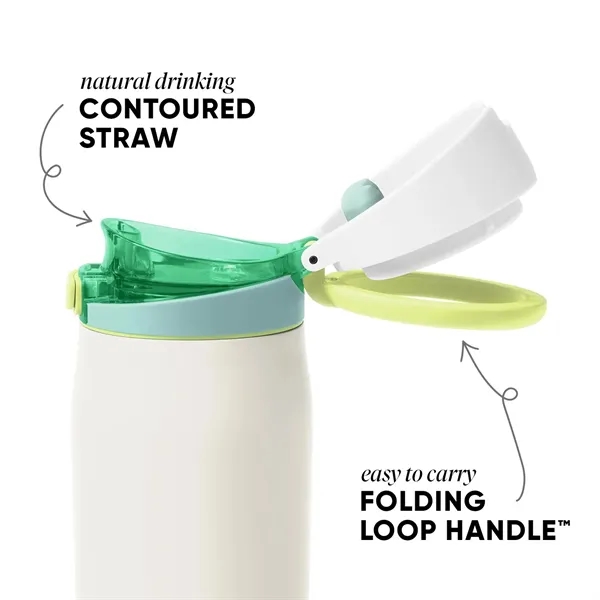 24oz covered-straw bottle with airflow-enhanced sipping-built for standout custom branding.... from ASI 72657 Active Life Promo / Apres Ski Active Life