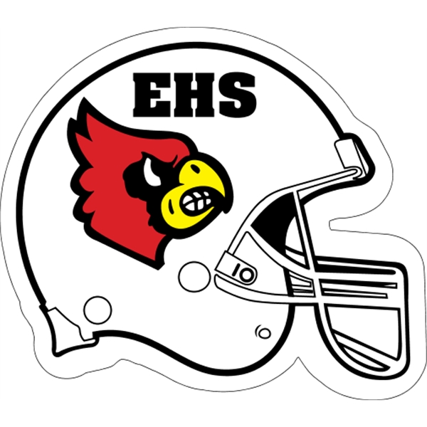 Football helmet shaped magnet with .030" thickness and customization.... from ASI 89910 Stouse, LLC