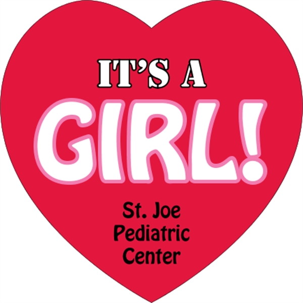 6" x 6" heart shaped magnet with .030" thickness and customization.... from ASI 89910 Stouse, LLC