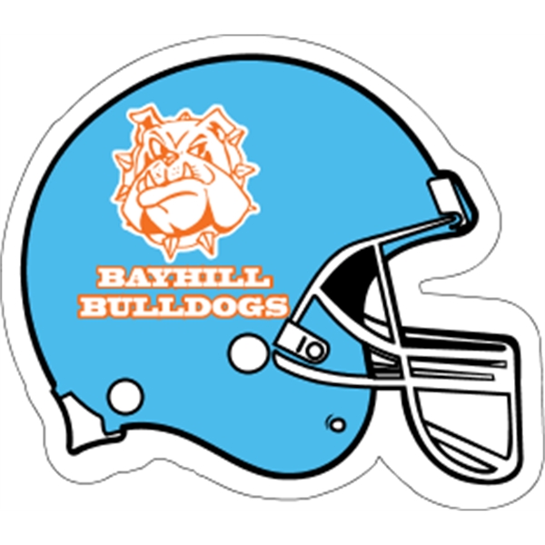 Football helmet shaped magnet with .030" thickness and customization.... from ASI 89910 Stouse, LLC