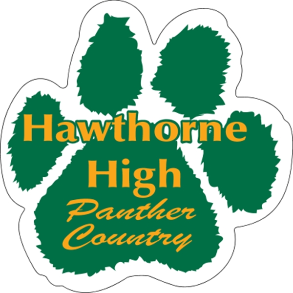 5.5" x 5.5" paw print shaped magnet with .030" thickness and... from ASI 89910 Stouse, LLC