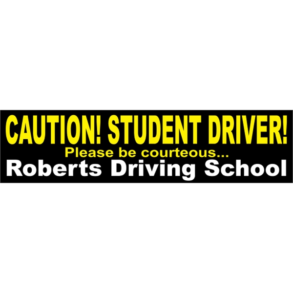 Magnetic bumper sticker with .030" thickness and customization.... from ASI 89910 Stouse, LLC