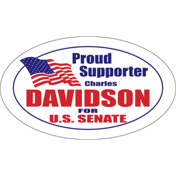 5.75" x 3.375" oval shaped magnet with .030" thickness and customization.... from ASI 89910 Stouse, LLC