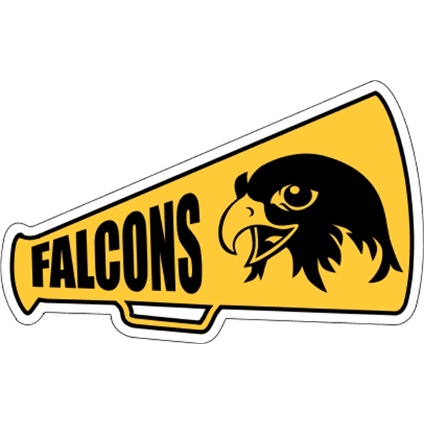 5.625" x 3.5" megaphone shaped magnet with .030" thickness and customization.... from ASI 89910 Stouse, LLC