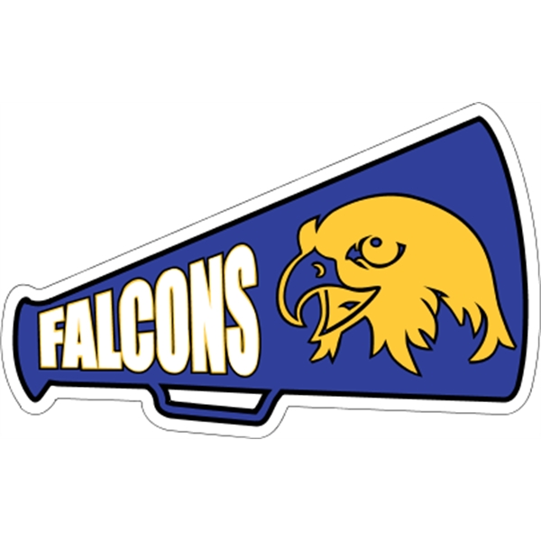 5.625" x 3.5" megaphone shaped magnet with .030" thickness and customization.... from ASI 89910 Stouse, LLC