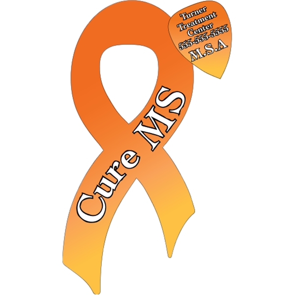 3.375" x 7.5" ribbon magnet. All colors will be built from... from ASI 89910 Stouse, LLC