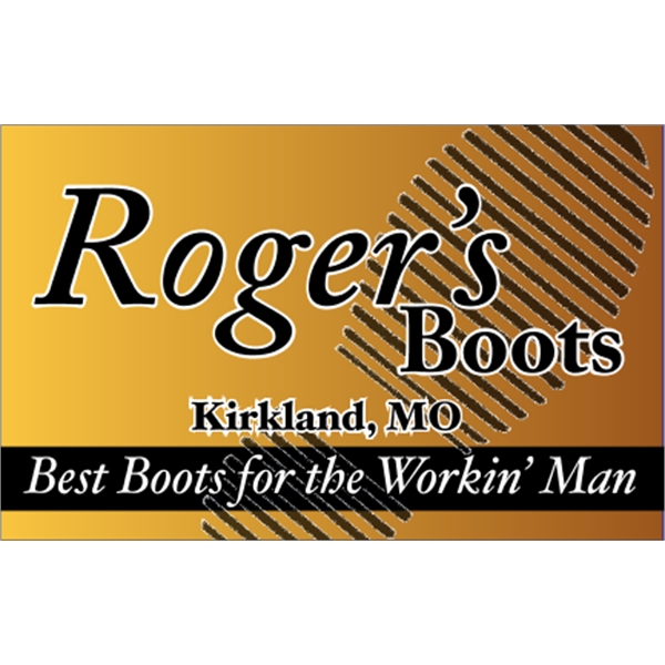 Bumper magnet, suitable for indoor or outdoor use; includes 4 color... from ASI 89910 Stouse, LLC