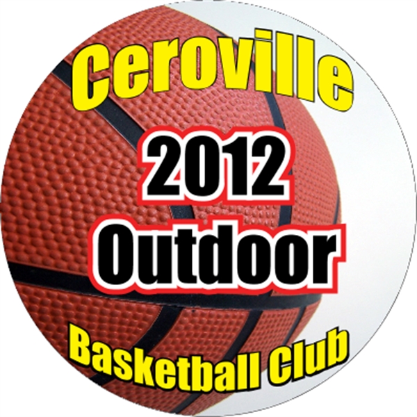 5.5" circle shaped bumper magnet, suitable for indoor or outdoor use;... from ASI 89910 Stouse, LLC