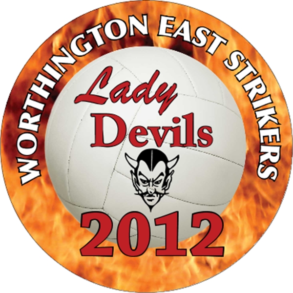 5.5" circle shaped bumper magnet, suitable for indoor or outdoor use;... from ASI 89910 Stouse, LLC