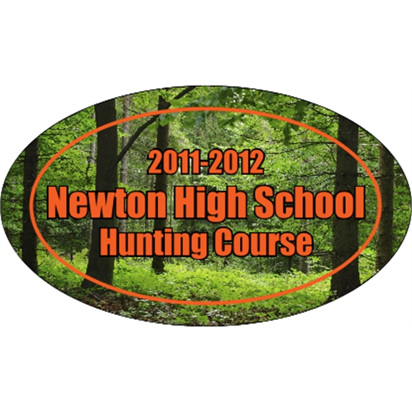 5.75" x 3.375" oval shaped magnet with .030" thickness and customization.... from ASI 89910 Stouse, LLC