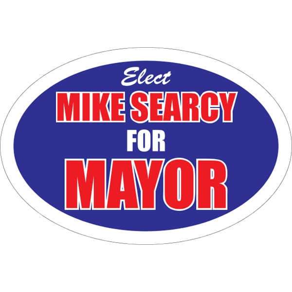 17" x 11.5" oval shaped magnetic sign for indoor/outdoor use with... from ASI 89910 Stouse, LLC