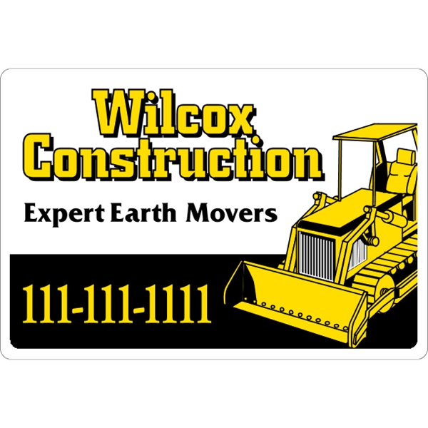 23.5" x 16" magnetic sign for indoor/outdoor use with .030" thickness... from ASI 89910 Stouse, LLC