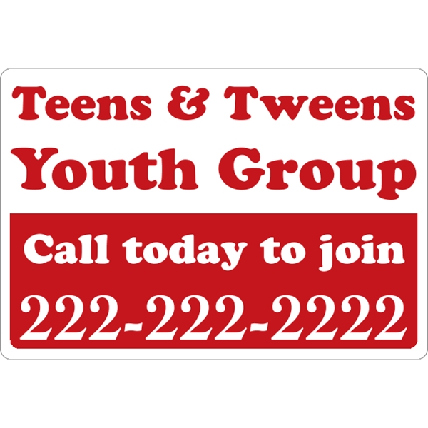 23.5" x 16" magnetic sign for indoor/outdoor use with .030" thickness... from ASI 89910 Stouse, LLC