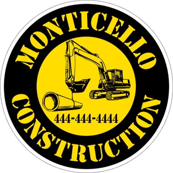 11.5" round magnetic sign for indoor/outdoor use with .030" thickness and... from ASI 89910 Stouse, LLC