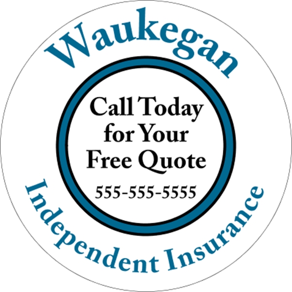 11.5" round magnetic sign for indoor/outdoor use with .030" thickness and... from ASI 89910 Stouse, LLC