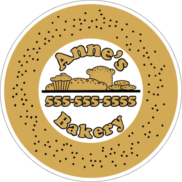 11.5" round magnetic sign for indoor/outdoor use with .030" thickness and... from ASI 89910 Stouse, LLC