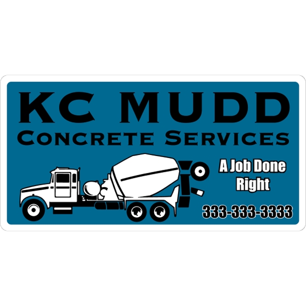 23.5" x 12" magnetic sign for indoor/outdoor use with .030" thickness... from ASI 89910 Stouse, LLC