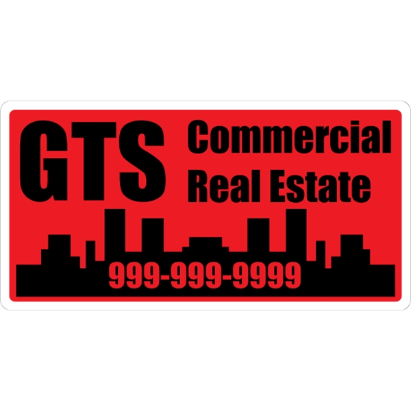 23.5" x 12" magnetic sign for indoor/outdoor use with .030" thickness... from ASI 89910 Stouse, LLC