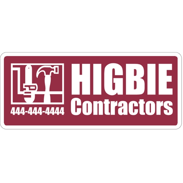 18" x 7.625" magnetic sign for indoor/outdoor use with .030" thickness... from ASI 89910 Stouse, LLC