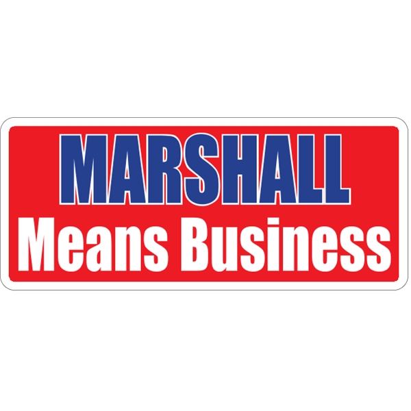 18" x 7.625" magnetic sign for indoor/outdoor use with .030" thickness... from ASI 89910 Stouse, LLC