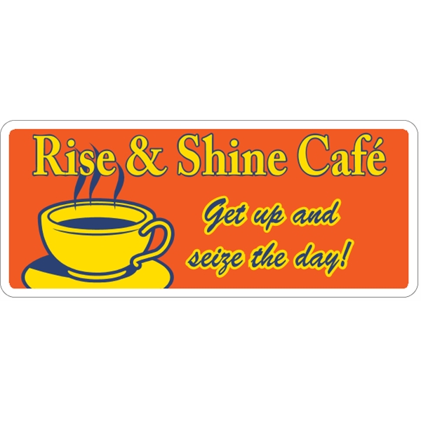 18" x 7.625" magnetic sign for indoor/outdoor use with .030" thickness... from ASI 89910 Stouse, LLC