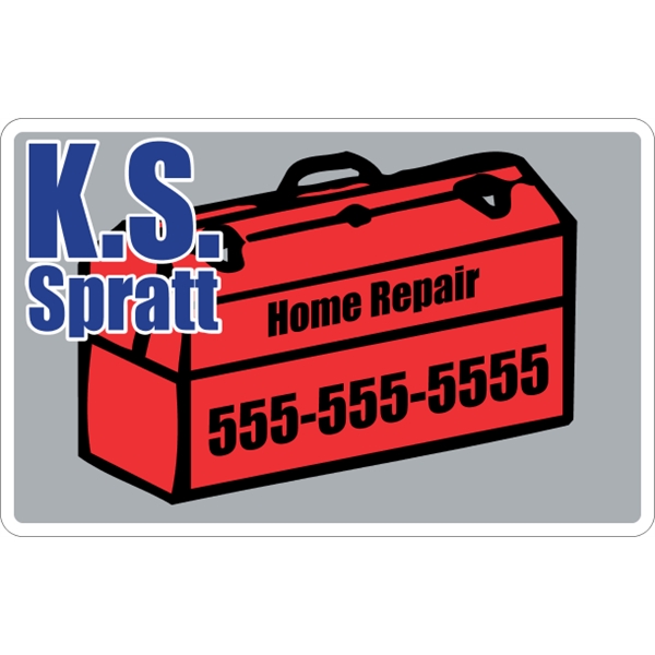 18" x 11.5" magnetic sign for indoor/outdoor use with .030" thickness... from ASI 89910 Stouse, LLC