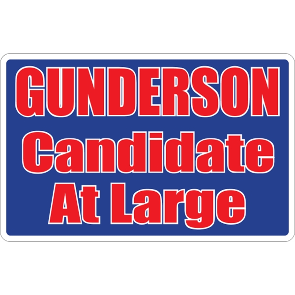 18" x 11.5" magnetic sign for indoor/outdoor use with .030" thickness... from ASI 89910 Stouse, LLC