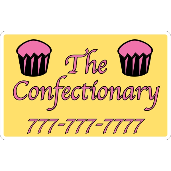 18" x 11.5" magnetic sign for indoor/outdoor use with .030" thickness... from ASI 89910 Stouse, LLC