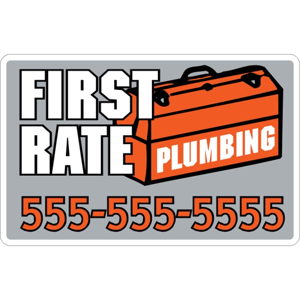 18" x 11.5" magnetic sign for indoor/outdoor use with .030" thickness... from ASI 89910 Stouse, LLC