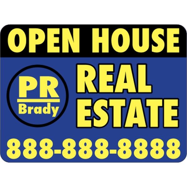 11.5" x 8.5" magnetic sign with one color customization.... from ASI 89910 Stouse, LLC