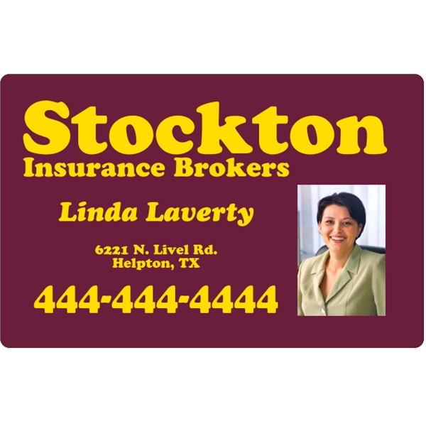 17" x 11" magnetic sign for indoor/outdoor use with .030" thickness... from ASI 89910 Stouse, LLC