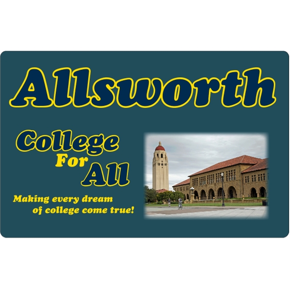 17" x 11" magnetic sign for indoor/outdoor use with .030" thickness... from ASI 89910 Stouse, LLC