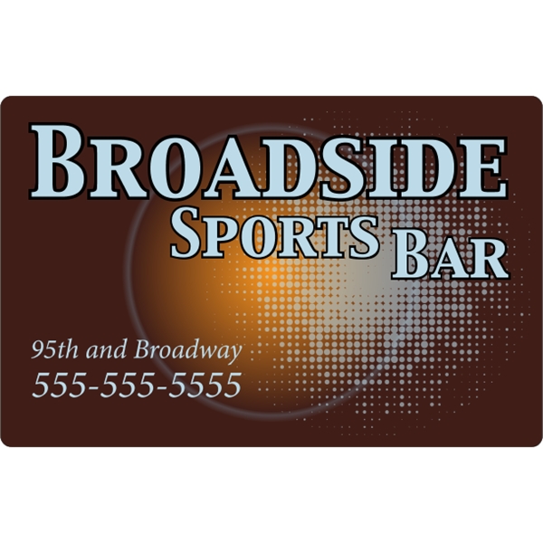 17" x 11" magnetic sign for indoor/outdoor use with .030" thickness... from ASI 89910 Stouse, LLC