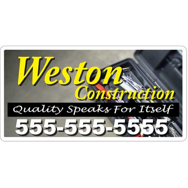 23.5" x 12" magnetic sign with 4 color process printing.... from ASI 89910 Stouse, LLC