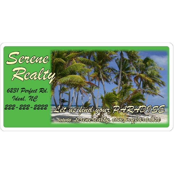 23.5" x 12" magnetic sign with 4 color process printing.... from ASI 89910 Stouse, LLC