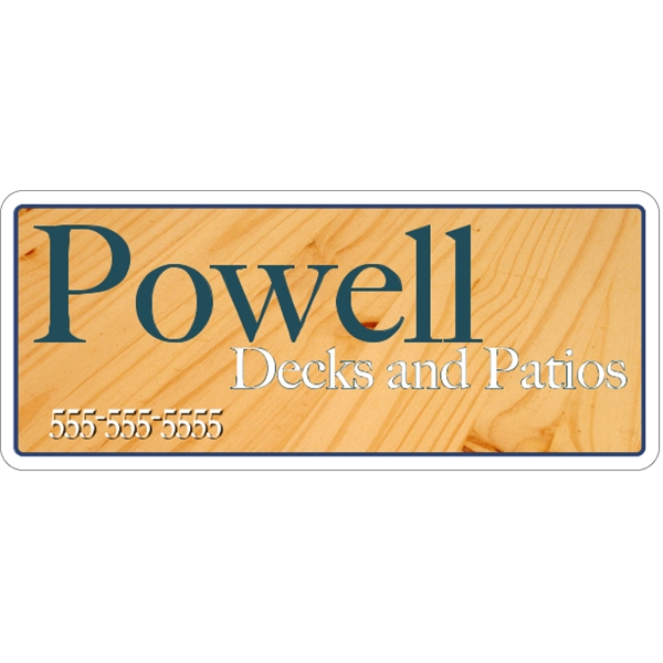 18" x 7.625" magnetic sign with 4 color process printing.... from ASI 89910 Stouse, LLC