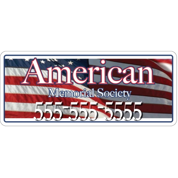 18" x 7.625" magnetic sign with 4 color process printing.... from ASI 89910 Stouse, LLC