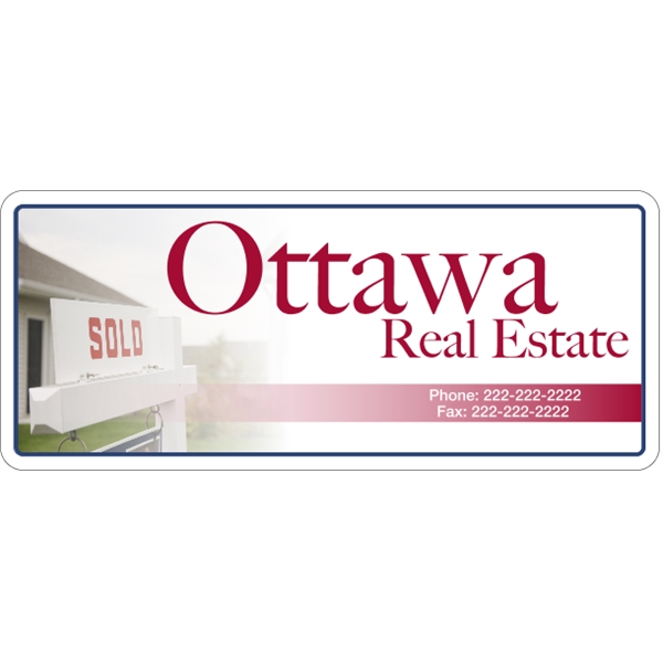 18" x 7.625" magnetic sign with 4 color process printing.... from ASI 89910 Stouse, LLC