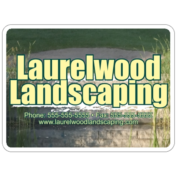 11.5" x 8.5" magnetic sign with 4 color process printing.... from ASI 89910 Stouse, LLC