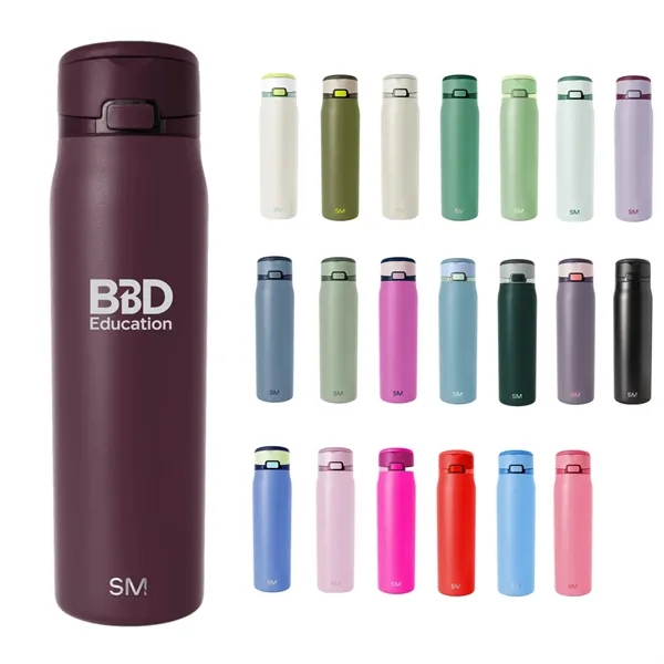 30oz covered-straw bottle with smooth airflow sipping and easy carry-perfect for... from ASI 72657 Active Life Promo / Apres Ski Active Life