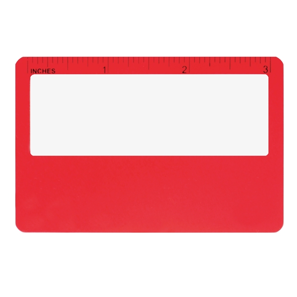 Slim card size magnifier with vinyl pouch.... from ASI 93520 Ventura Inc