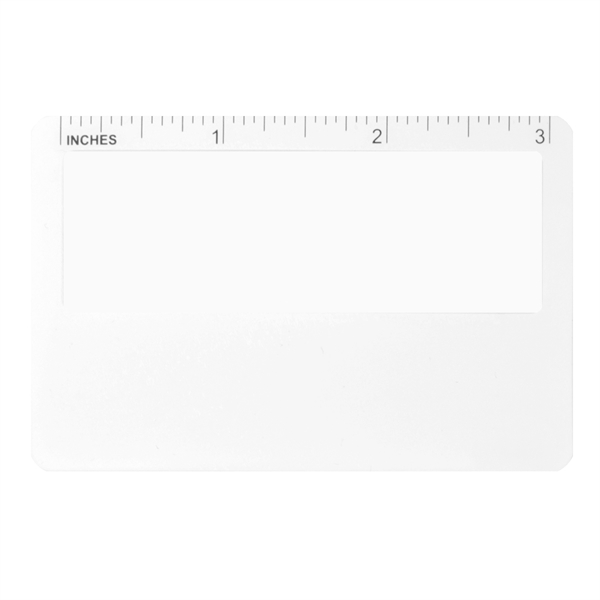 Slim card size magnifier with vinyl pouch.... from ASI 93520 Ventura Inc