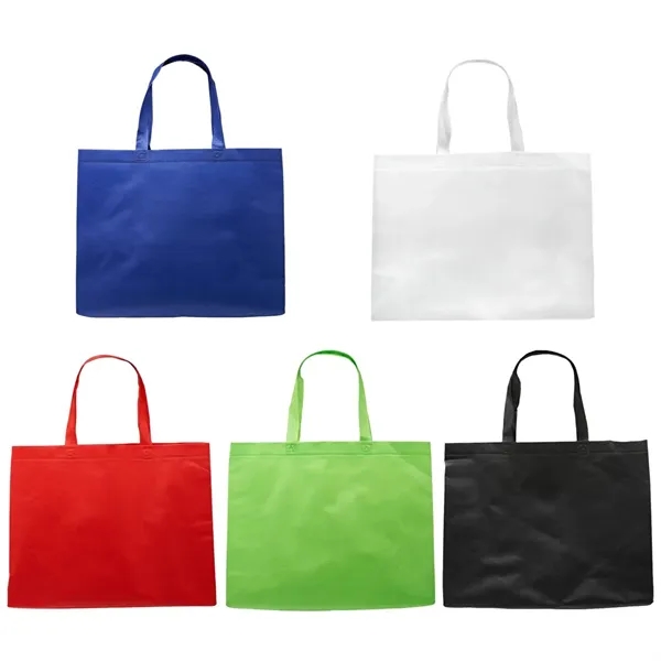 Large non-woven polypropylene tote bag plus 1 color silkscreen imprint on... from ASI 37218 Athena Promo (tm)