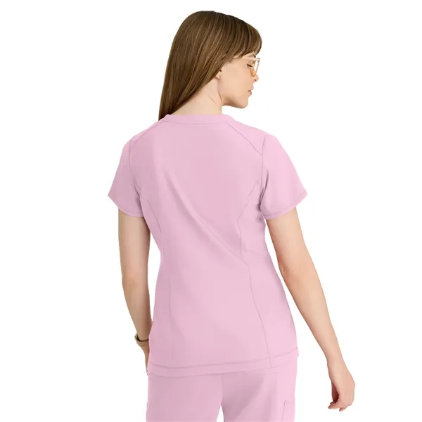 Grey's Anatomy Banded V-Neck Tuck-In Top... from ASI 86018 Scrub Authority