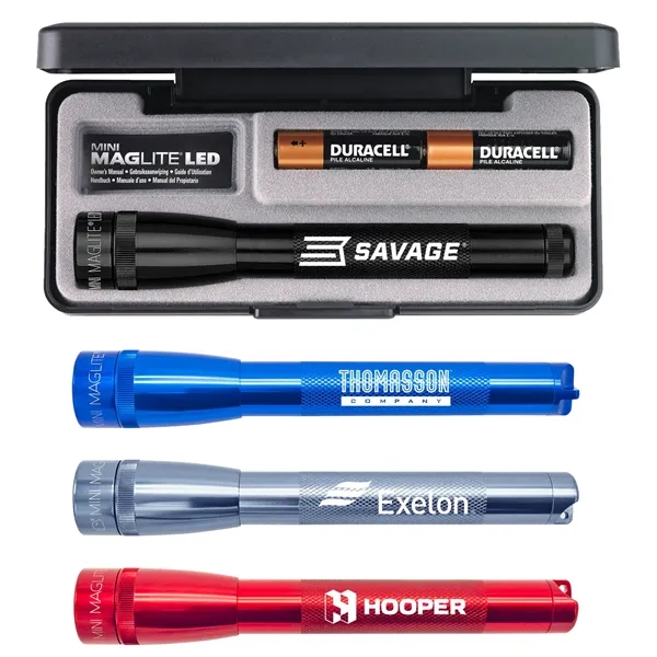 Mini LED flashlight made in the USA and features new multi-mode... from ASI 46170 Compass Industries Inc